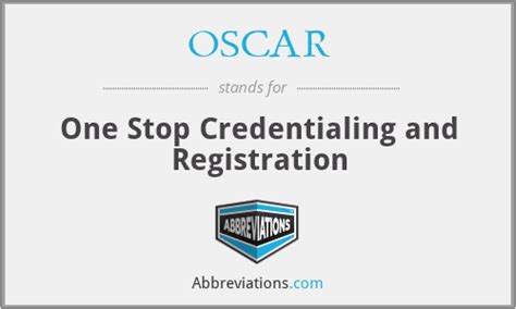 one stop credentialing and registration.